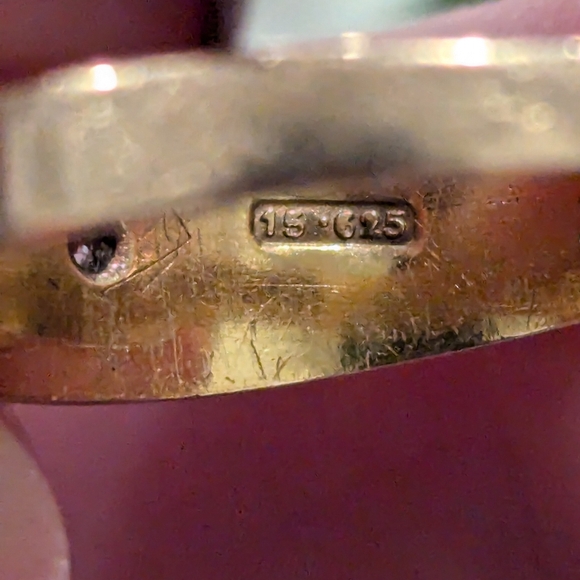 Antique (1896) Victorian 15k gold diamond ring - Picture 7 of 7